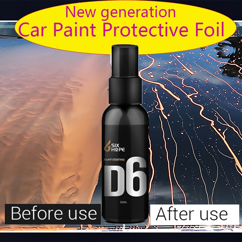 50ml Automotive Ceramic Coating Liquid Automotive Plating Crystallization Coating Paint maintenance Paint Protective Foil