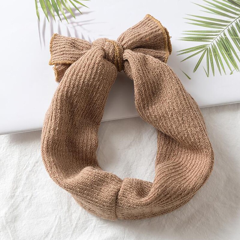 Novo coreano crianças cruz faixa de cabelo arco tecido estiramento bandana outono e inverno meninas do bebê acessórios de cabelo