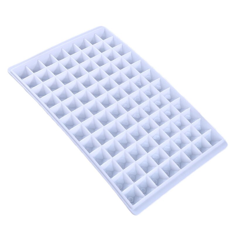 96 Tubes DIY Ice Cube Maker Silicone Ice Tray Ice Cube Maker Bar Kitchen Accessories Tools Ice Maker Mould: white