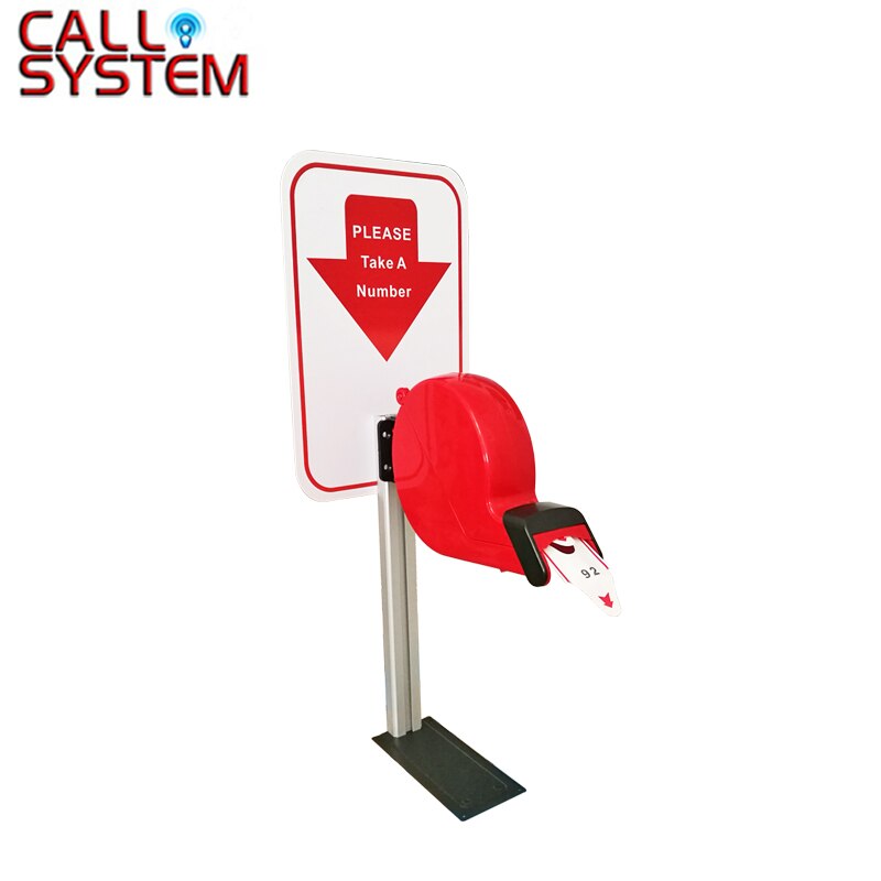 Ycall Kleurrijke Turn O Matic Neem Een Nummer Ticket Dispenser Machine Voor Queue Management Systeem