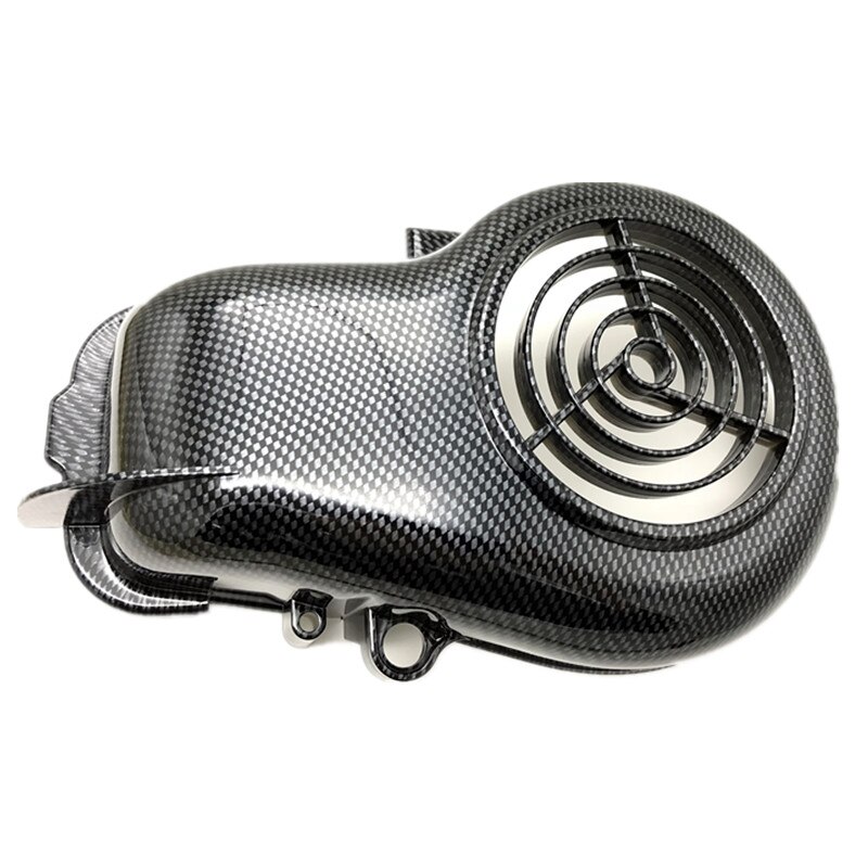 Cubierta de ventilador de fibra de carbono para motocicleta, imitación de fibra de carbono para YAMAHA JOG ZR 3YK 3KJ VINO 5AU 4JP aprio