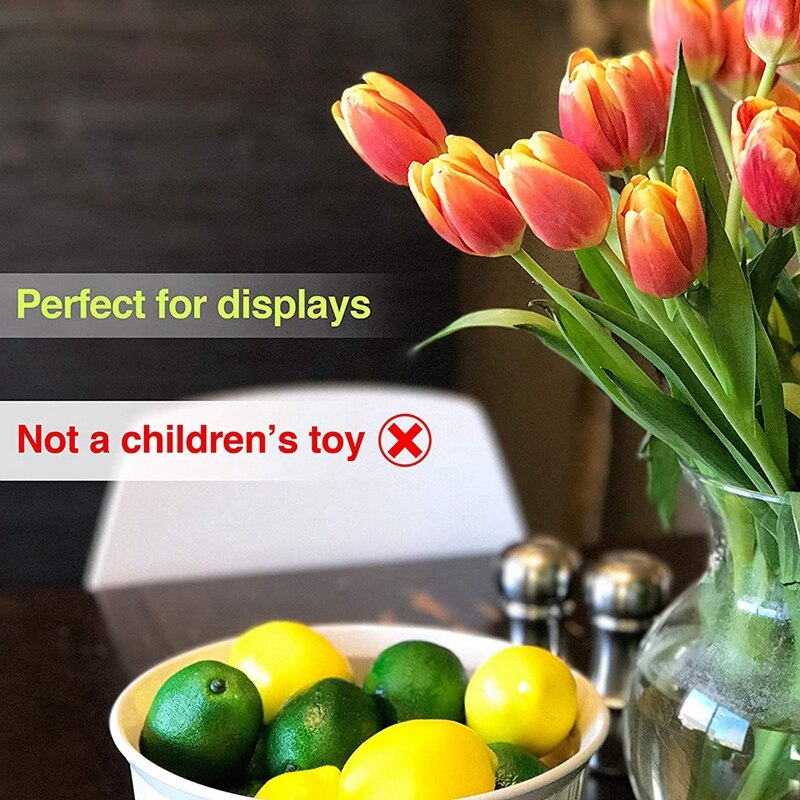 14 sztuk sztuczne cytryny sztuczna cytryna owoce dla domu dom przyjęcie w kuchni dekoracji (zielony i żółty)