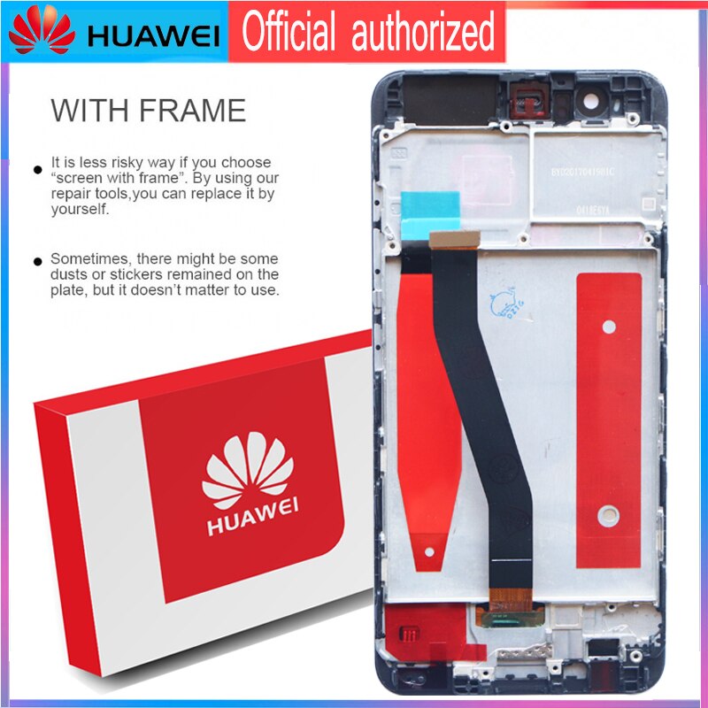 Original 5.1'' Display with Frame Replacement for Huawei P10 LCD Touch Screen Digitizer Assembly VTR-L09 VTR-L10 VTR-L29