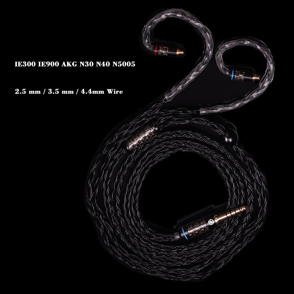 SYRNARN – câble de mise à niveau de casque, 2.5 MM, SE846 mmcx 16 core OFC pour casque SENNHEISER IE300 IE900 AKG N30 N40 N5005 4.4