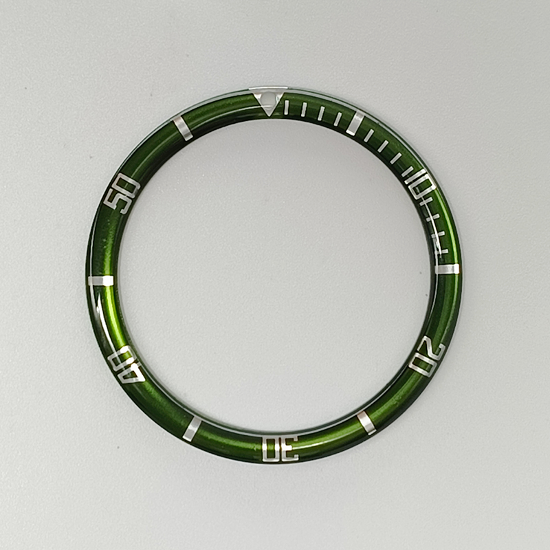 SKX007 résine aluminium lunette insérer convient SKX007 SKX009 SRPD boîtier de montre 38mm x 31.5mm hommes montre-bracelet pièces de réparation accessoires: Laiton