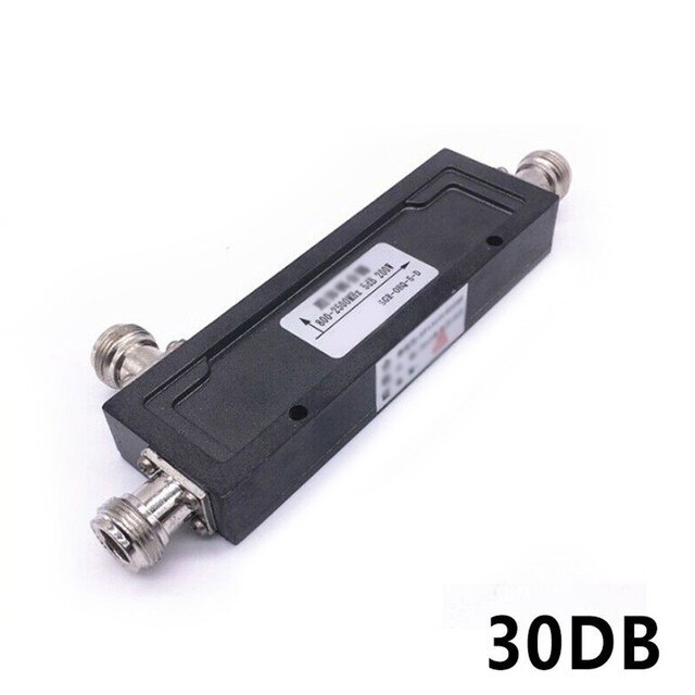 Coupleur Coaxial directionnel, transmetteur de prédistorsion adaptatif, 10db, 20db, 30db, 40db, 200W, 698-2700MHz, 800-2500MHz: 30DB