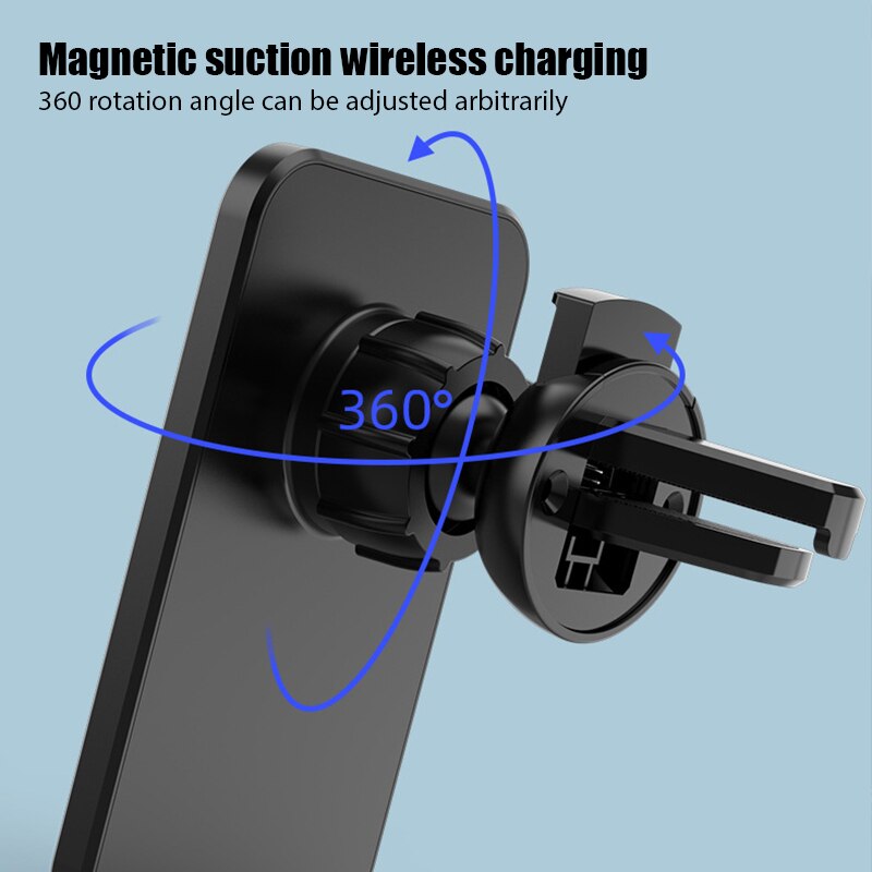 15W Auto Drahtlose Ladegeräte Für iPhone 12 Pro Max Mini Montieren Drahtlose Schnelle Magnetic Charging Drahtlose Ladegerät Auto Telefon halter