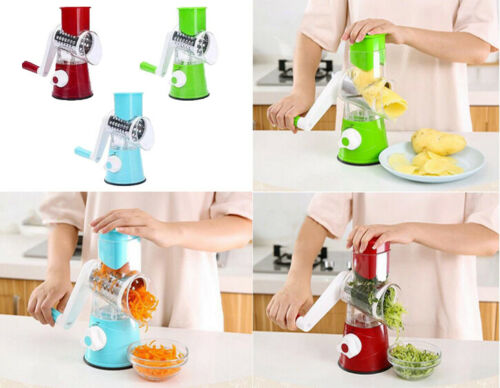 Edelstahl Dreh Gemüse Käse Cutter Waschbar Reibe Schneidemaschine Schredder Mühle Vertauschen Edelstahl Trommeln