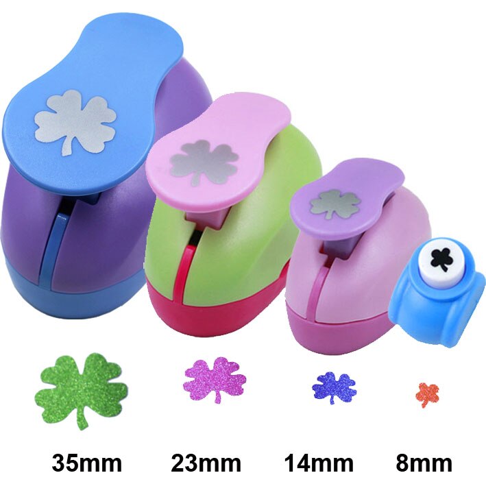 Freesship leaves 16mm 25mm 35mm 48mm craft punch twig leaf Punch Craft Scrapbooking Paper Puncher Tree Shaped Punches: 8142335 Four-leaf