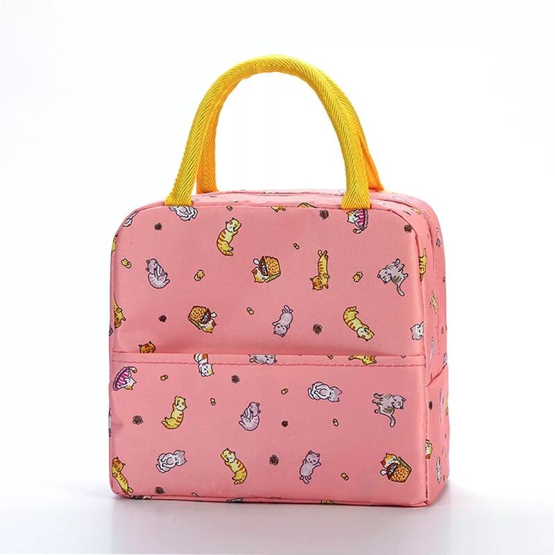 Oxford stoffen bento tas, lunchbox met warmtebehoud, lunchtas met koudebehoud, lunchbox met grote capaciteit voor studenten: 8