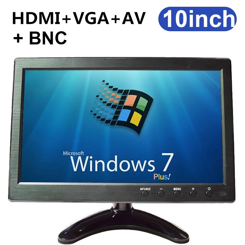 10 inch Portable multi-function monitor IPS LCD LED Display Monitor for PS3/4 XBOX PC