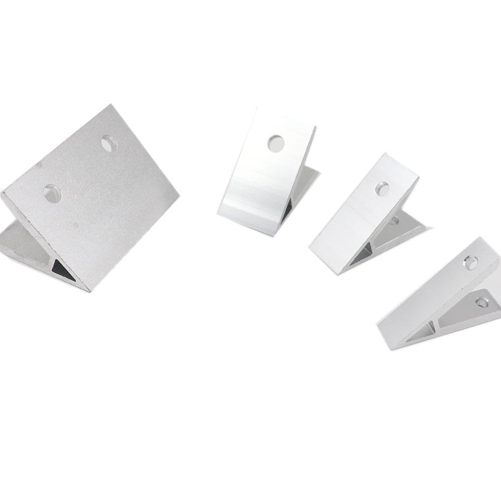 2pcs 45 degree 3030 30x30 Corner Angle Bracket Connection Joint for 3030 EU Aluminum Profile