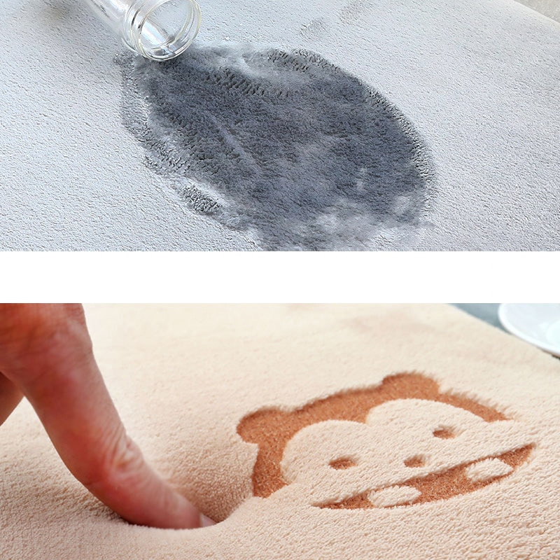 Super Absorbent Bathroom Mat Rug Non-slip Memory Foam Bath Mat Carpet for Bathtub Floor Rugs Shaggy Shower Room Doormat Footpad