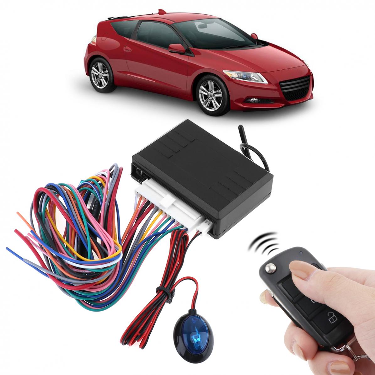 12V Car Alarm System Vehicle Keyless Entry System with Remote Control & Door Lock Automatically for Toyota
