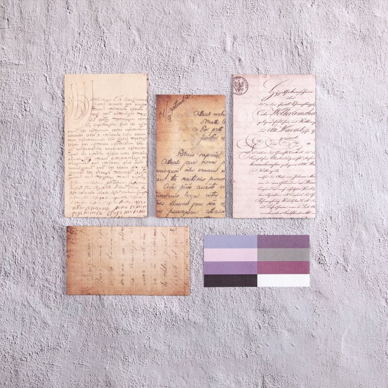 Mr paper Washi paper bag mini Stand up Retro Pote Bags Letter Life Art Open Top Packing paper Treat Bag: G