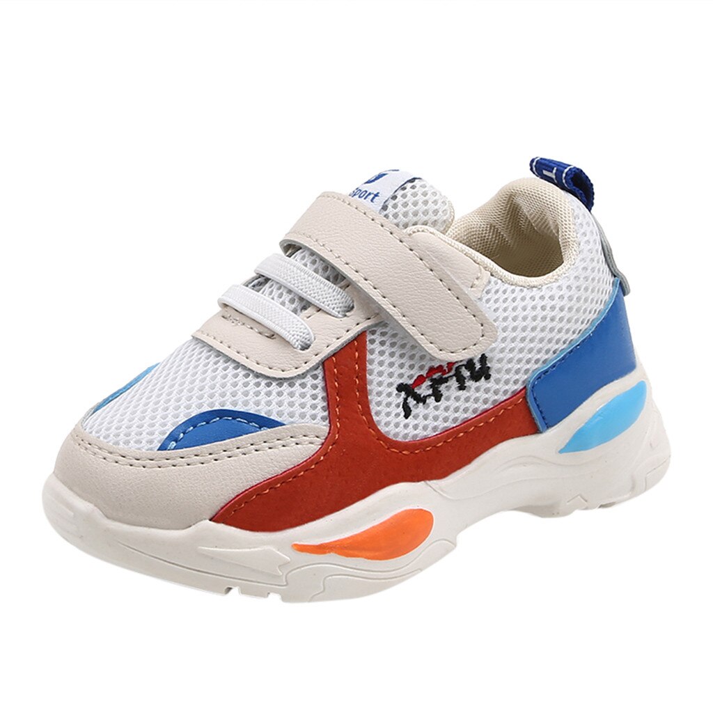 Frühling Herbst freundlicher lässig Schuhe Kleinkind Kleinkind freundlicher Baby Jungen Mädchen Gittergewebe Atmungsaktive Sport Laufschuhe Turnschuhe freundlicher Schuhe: B / 6,5
