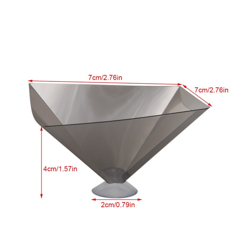 3d holografische projector piramide display met zuignap voor 3.5-6 inch smartphone