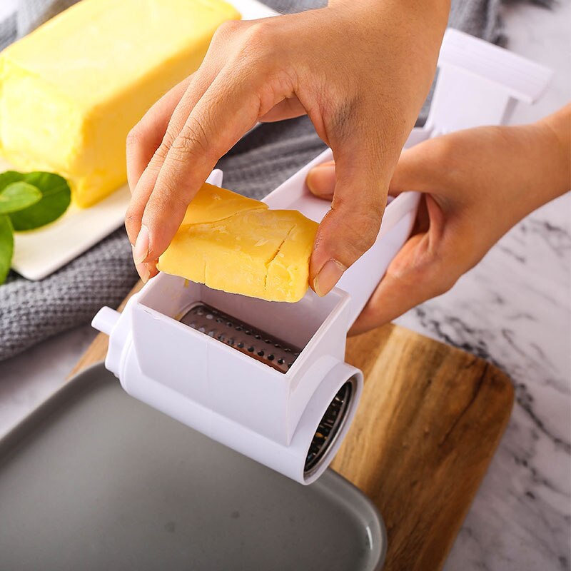 Hand Rotating Cheese Grater Multi-Purpose Cheese Slicer Three-In-One Cheese Yogurt Planer Kitchen Accessories Baking Tools