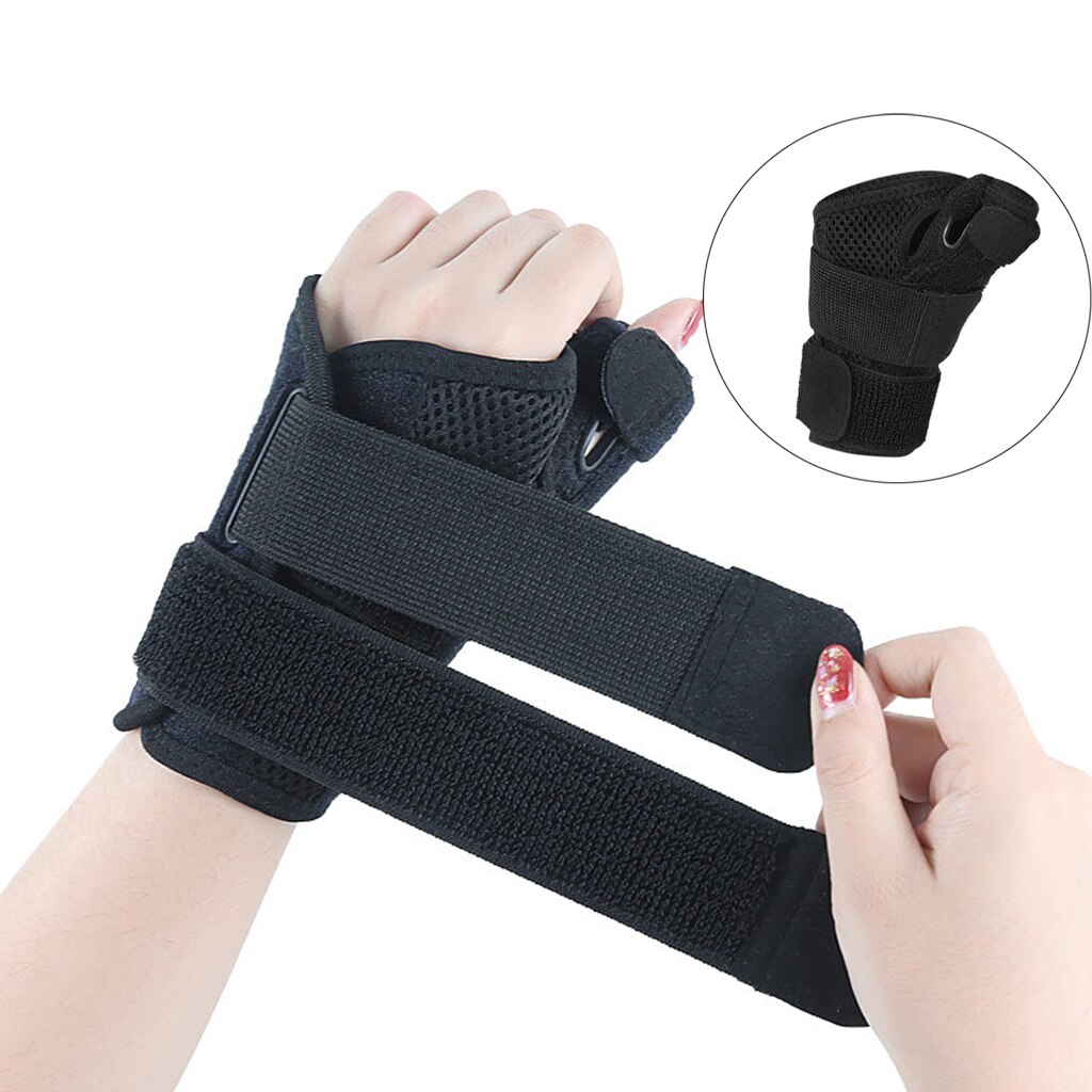Ademend Verstelbare Pols Brace Duim Ondersteuning Guard Stabilisator Voor Tendinitis Sportblessures Carpaal Tunnel Breuk