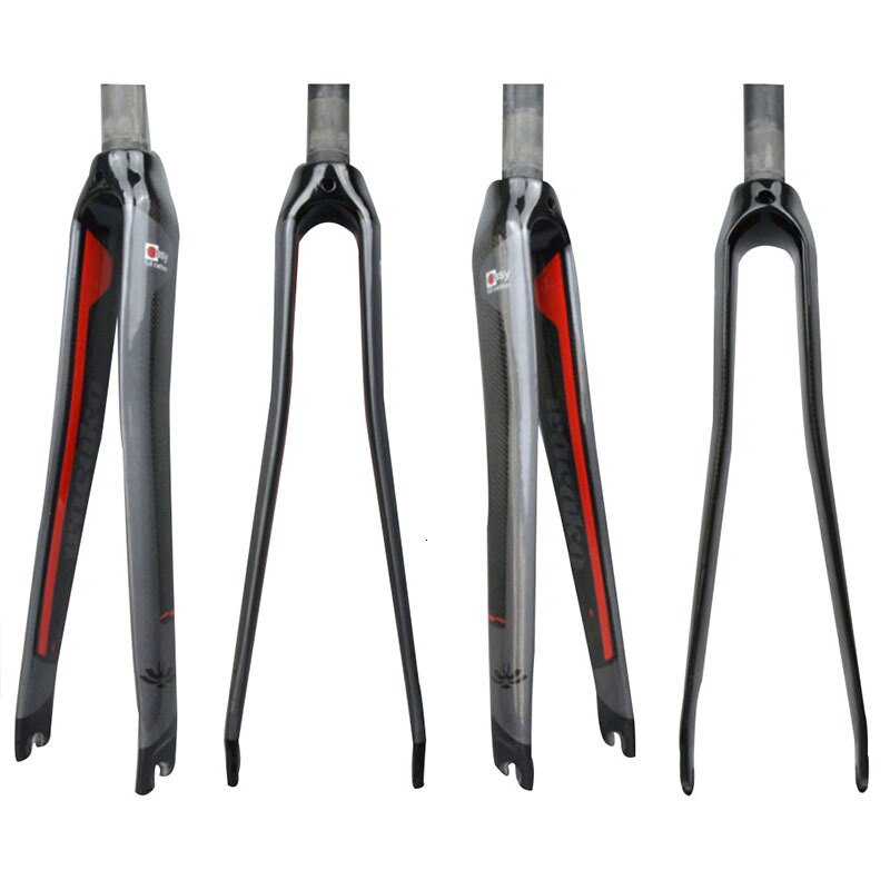 Carbon Vork 700c Mountainbike Voorvork Voor Racefiets Verticale Pijp Diameter 28.6 Mm Standpijp Lengte 300 Mm Open 100 Mm