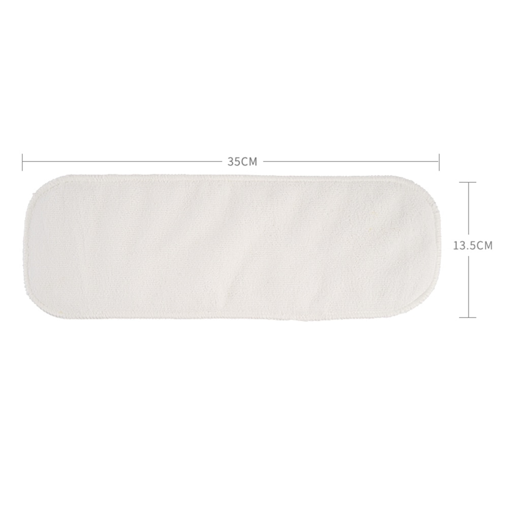 10pcs Washable Reusable Baby Cloth Diapers Nappy insert microfiber 3 layers Diaper