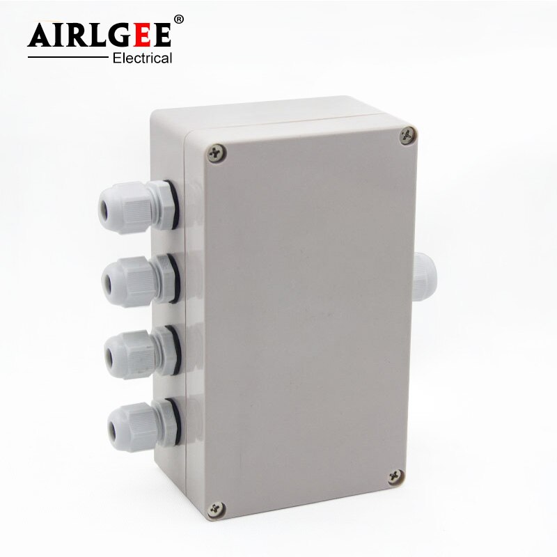 158 * 90 * 60mm 1 Inlet 4 Outlet waterproof box set with terminal outdoor waterproof junction box plastic sealed box