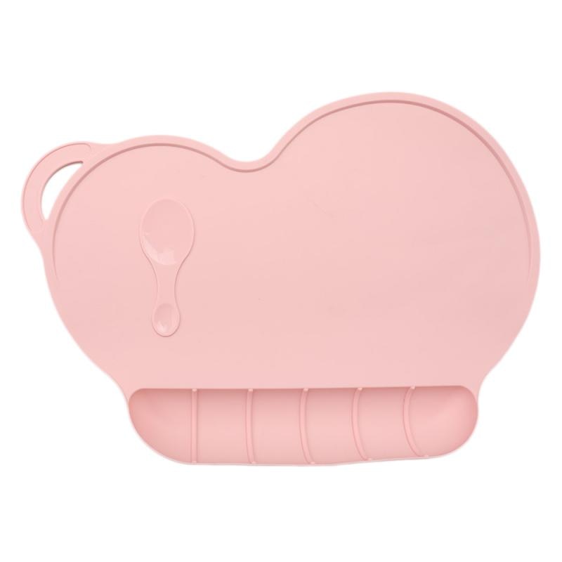 1 Pc Kids Silicone Placemat Dinnerware Table Mat Portable Food Mat Pad Waterproof Heat Insulation Easy Cleaning: 04