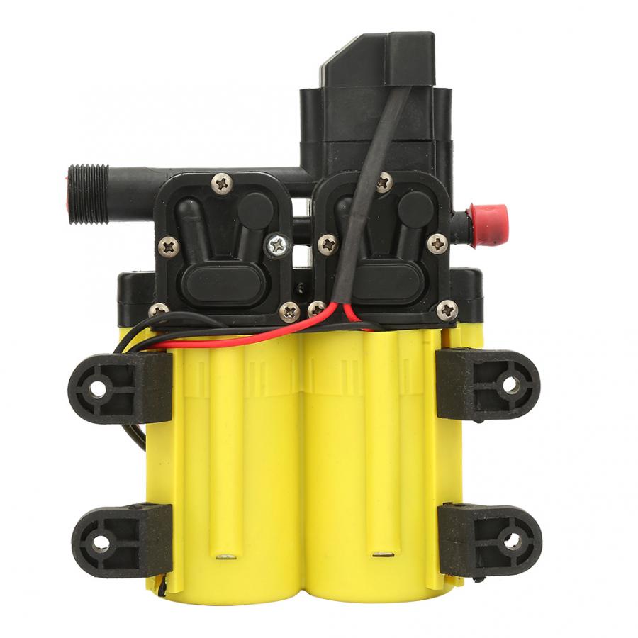 DC 12V Water Pump 100W Double Smart Suction Electric Self Priming Diaphragm Water Pump For Car Portable Washing Machine