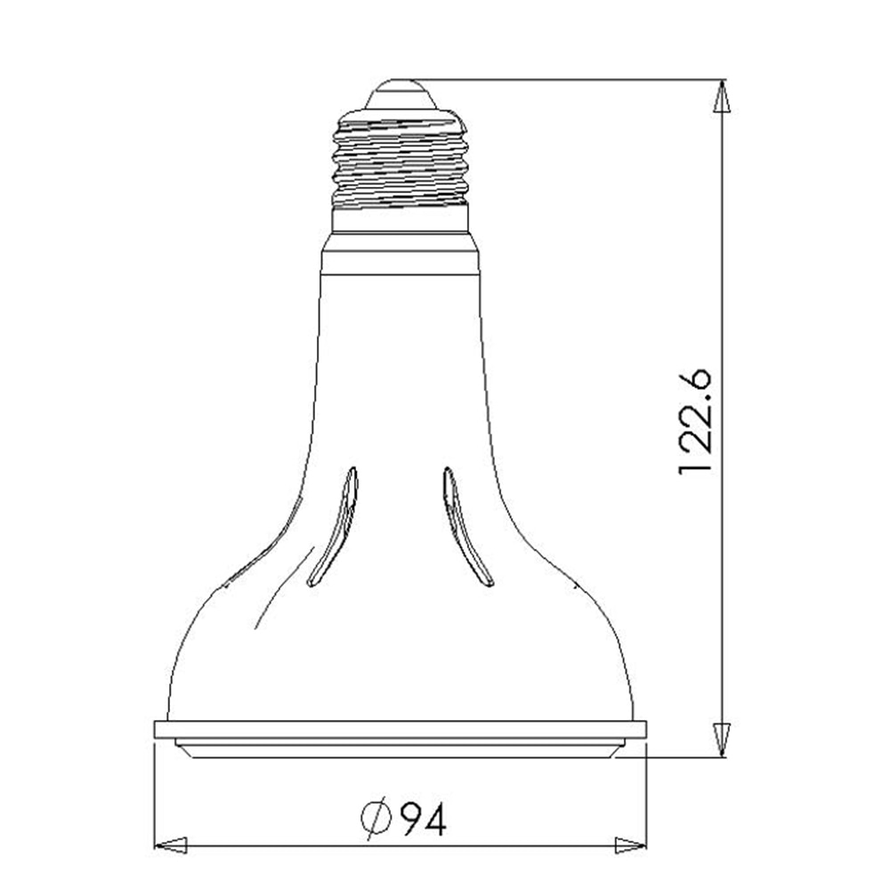 Bricolage Dimmable 12W PAR30 Samsung lm301H 3000 K/3500 K mélange 660nm LED à spectre complet élèvent la lumière pour l'éclairage de LED de croissance de plantes d'intérieur