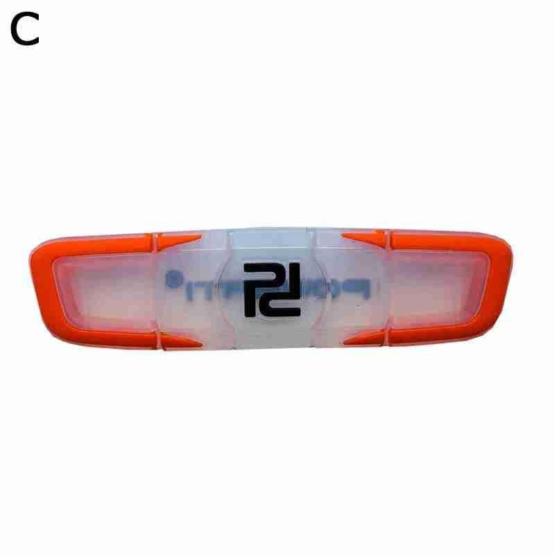 Silikon lang Tennis Schläger Schläger Schock Absorber Ersatz Dämpfer Schläger reduzieren Zubehör Dampener Vibration Shockpr Q9T8: Orange  