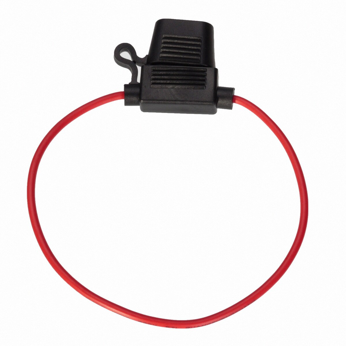 5Pcs 12V 30A Medium Car Fuse Holder Water-resistant Waterproof Automotive Fuse Holder With Cover Inline Blade Fuse Holder Auto