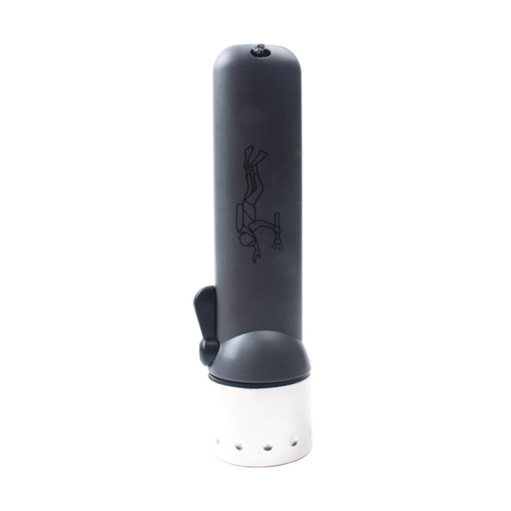 Diving LED Flashlight Ip68 Waterproof 5Th Battery Aa*4 Underwater Special Light Flashlight Portable Diving Torch: Gray