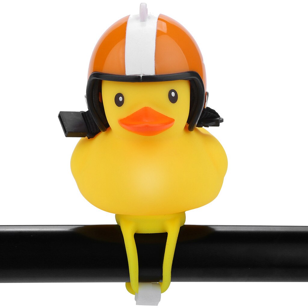 Dessin animé forme vélo cloches léger durable mignon canard VTT guidon phare accessoires vélo accessoires #35