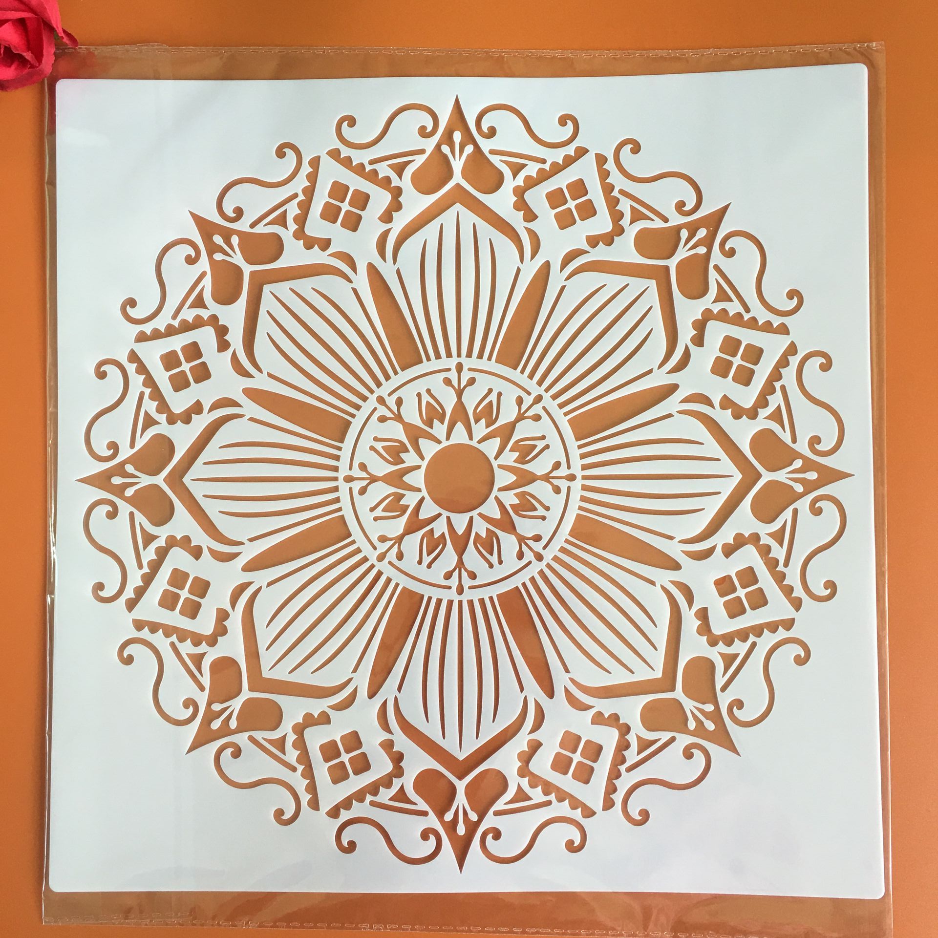 DIY Layering Stencils Wall Painting Scrapbook Colo... – Vicedeal