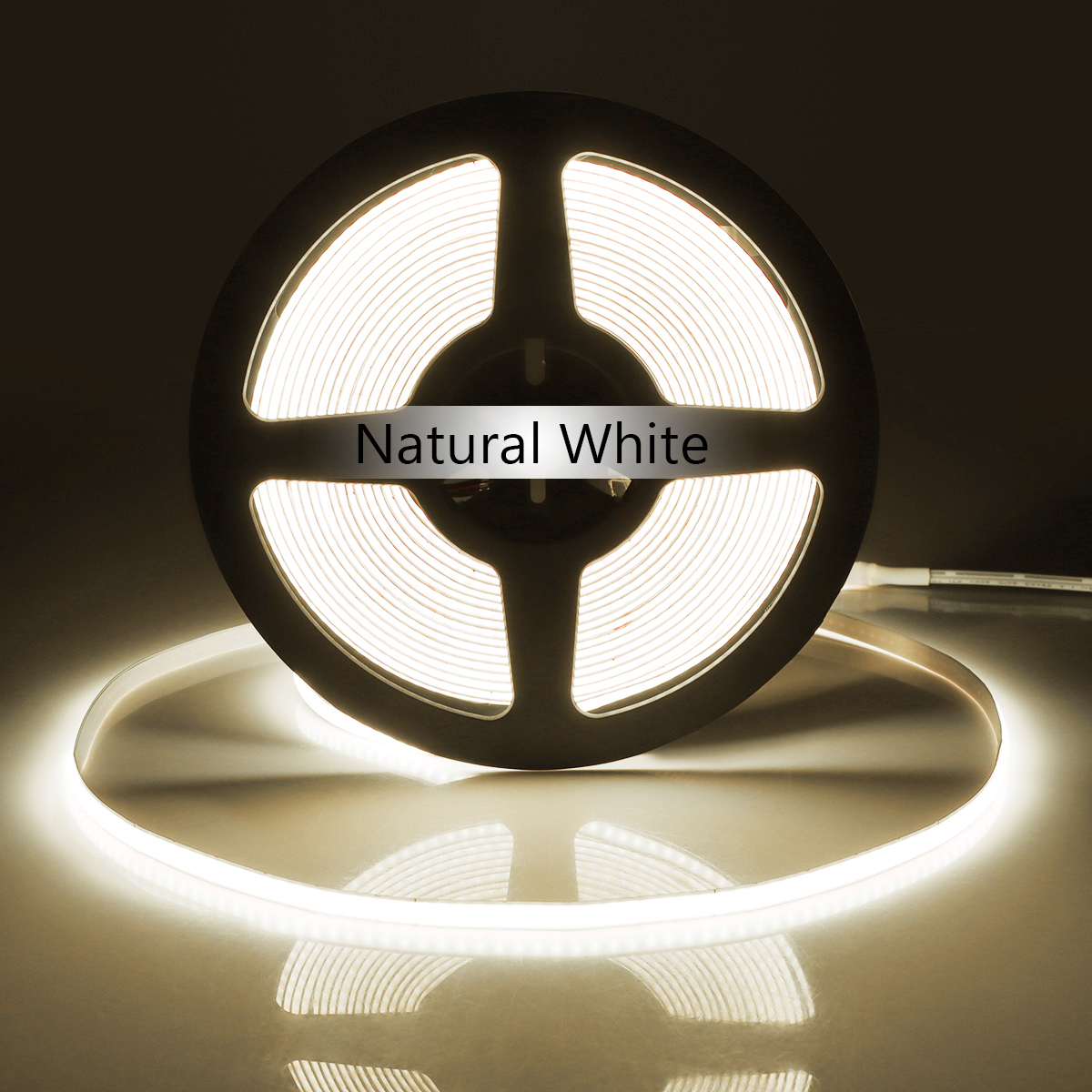 Tira de luces LED para espejo de maquillaje de baño, iluminación de fondo para tocador de 12V, Sensor táctil regulable, luz LED de tocador para decoración: Verde claro / Blanco natural / 62 cm