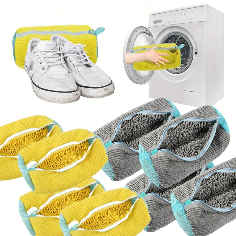Waschnetztasche für Sneaker zum Waschen von Hausschuhen, Waschnetz, Waschmaschinentasche, Hausschuhe, Schuhe, Taschen, Waschpantoffeln, Waschschuhbeutel