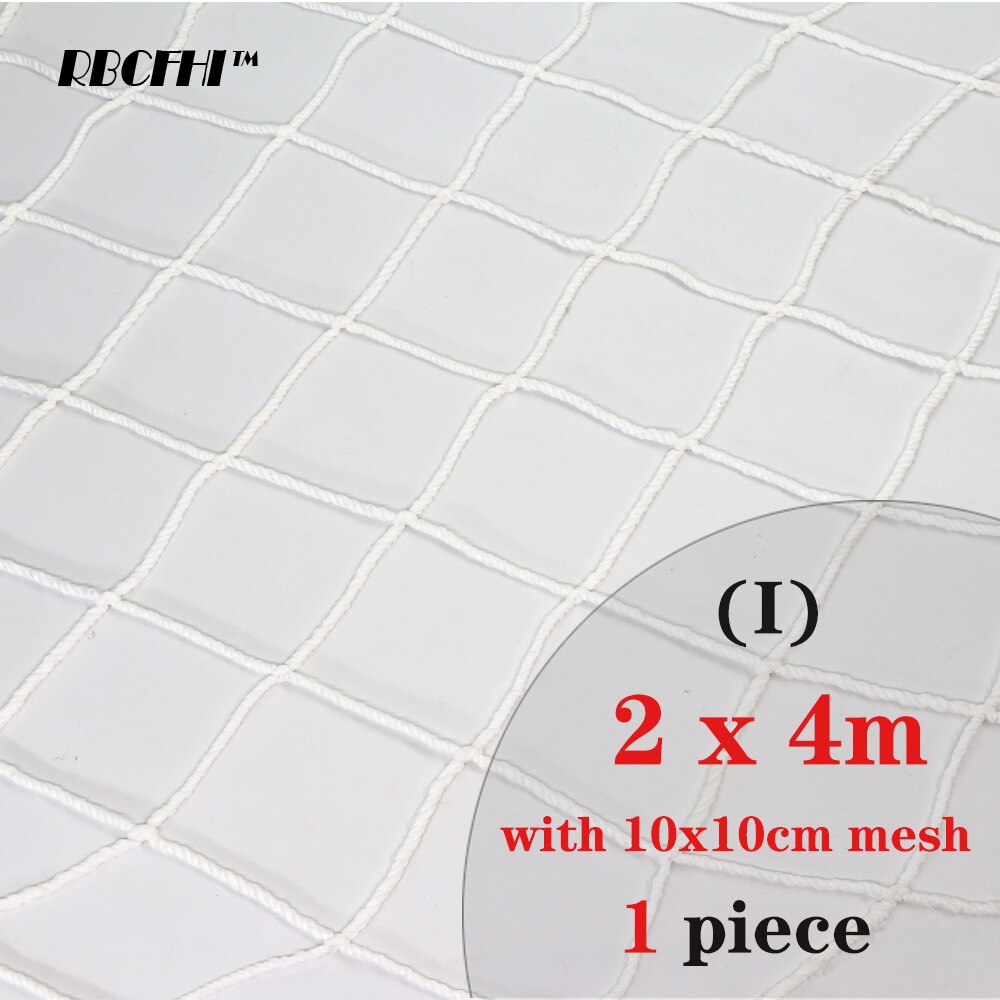 RBCFHI Plant Trellis Netting 10x10CM Square Soft Mesh Safety Home Balcony Railing Stairs Fence Against Falling Safety Netting: 2x4m mesh 10x10cm