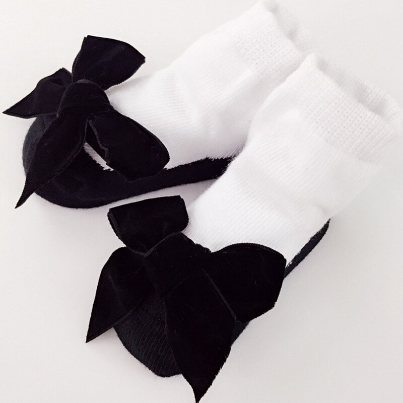 Bear Leader Baby Girl Patchwork Socks Toddler Cute Autumn Winter Socks Kids Bowknot Baby Clothing Infant Accessories