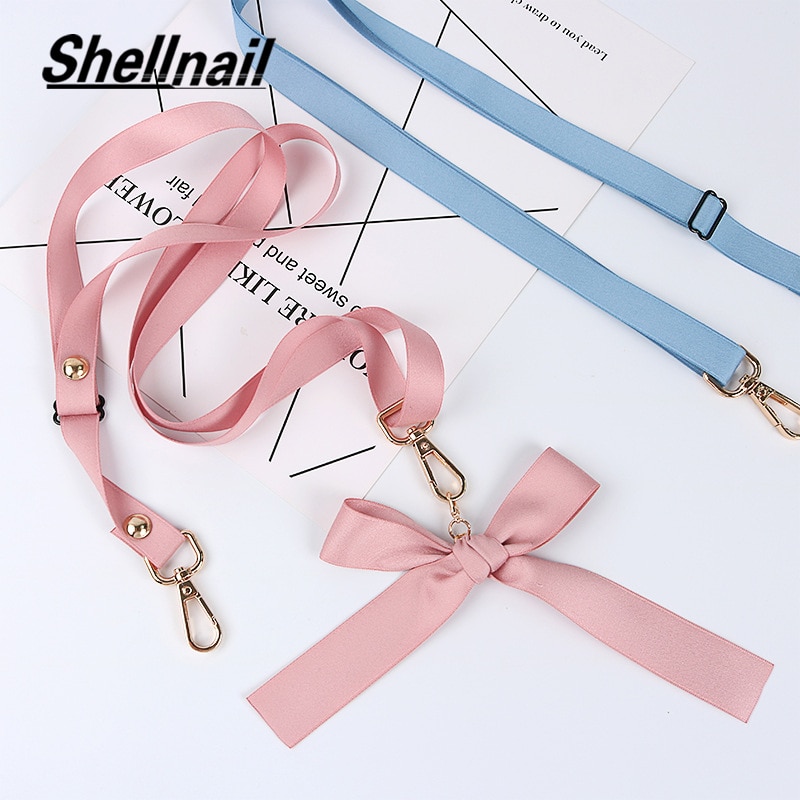 Shellnail Mobiele Telefoon Bandjes Diagonaal Straddle Telefoon Shell Lanyard Boog Telescopische Touw Diy Accessoires Tas Schouderriem