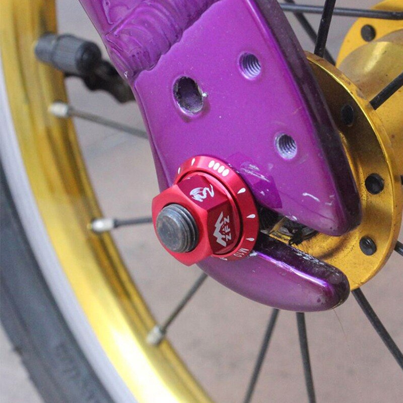 Fiets Bloem Drum Moer M8 Flens Voorwiel Achterwiel Schroef Cap 7075 Aluminium