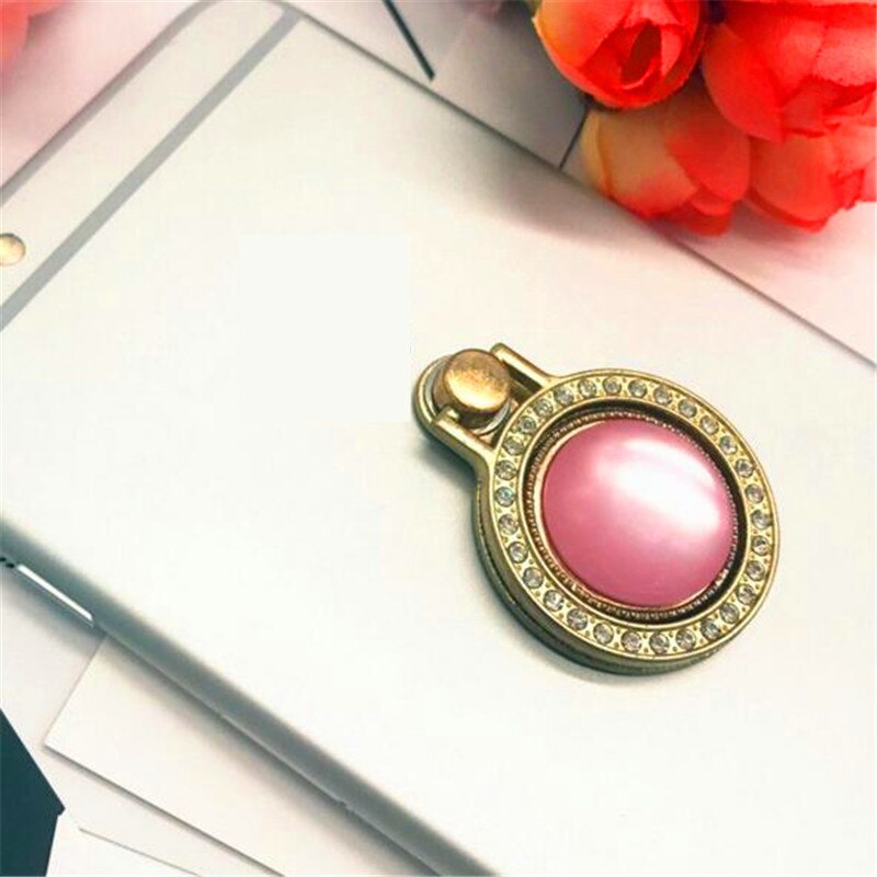 Heart Mobile Phone Stand Holder Metal For iPhone Huawei Ring All Phone Finger Ring Mobile Phone Stand Diamond: R