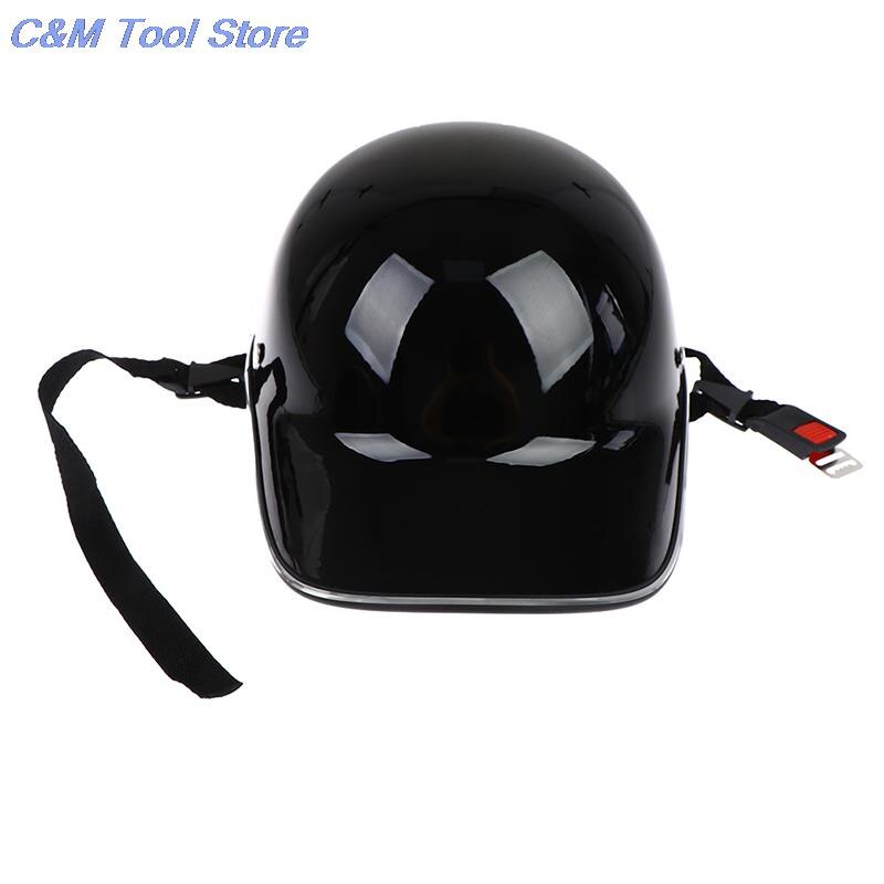 1pc baseball cap stil motorcykel halvhjelm sikkerhedshjelm til cafe racer chopper scooter halv ansigt vintage sommer kasket