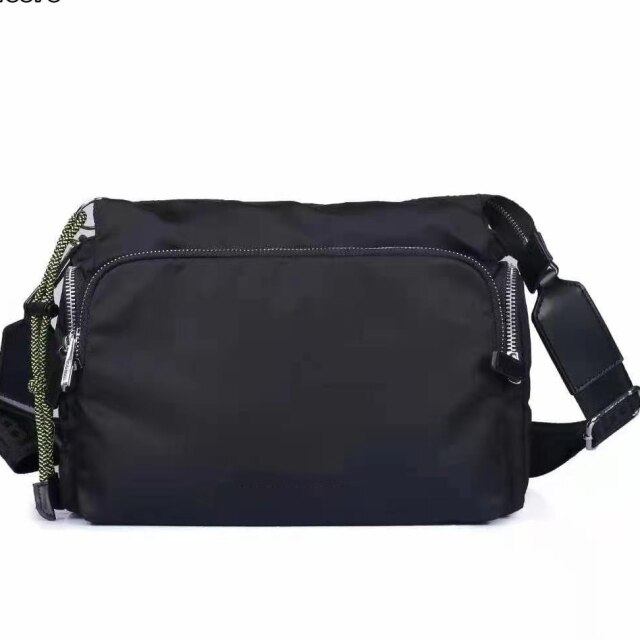 Mochila de Nylon con múltiples bolsillos para mujer, morral cruzado de viaje para chica: N18