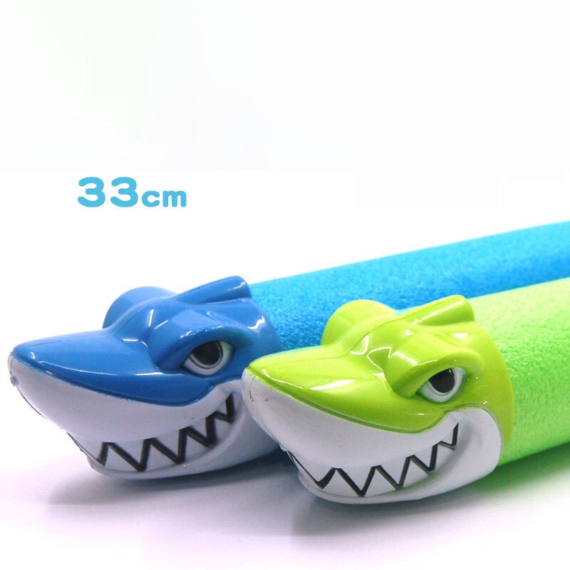 1Pcs 33cm Cartoon Summer Outdoor Water Guns Kids Toys Funny Plastic Shark Crocodile Swimming Pool Squirter Toy