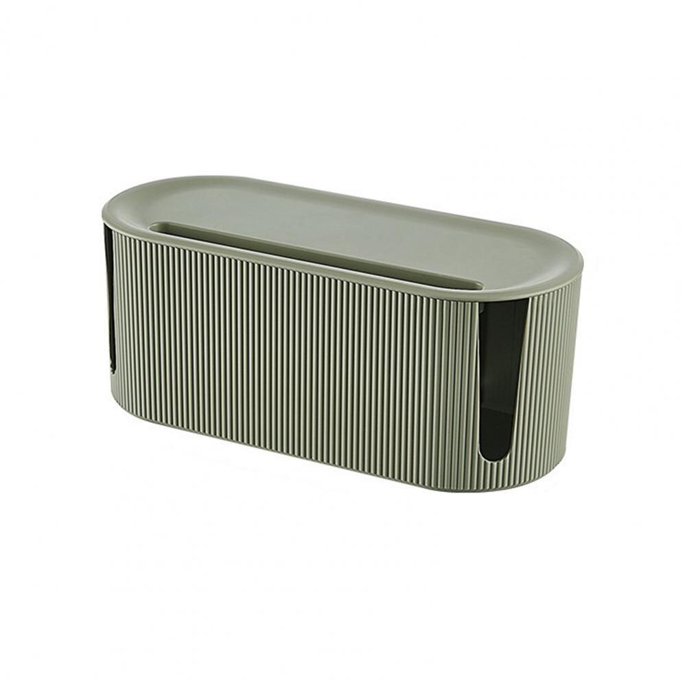 Water-Proof Kabel Management Doos Effectieve Warmteafvoer Pp Ruimte Besparen Power Cord Organizer Voor Kantoor: Green