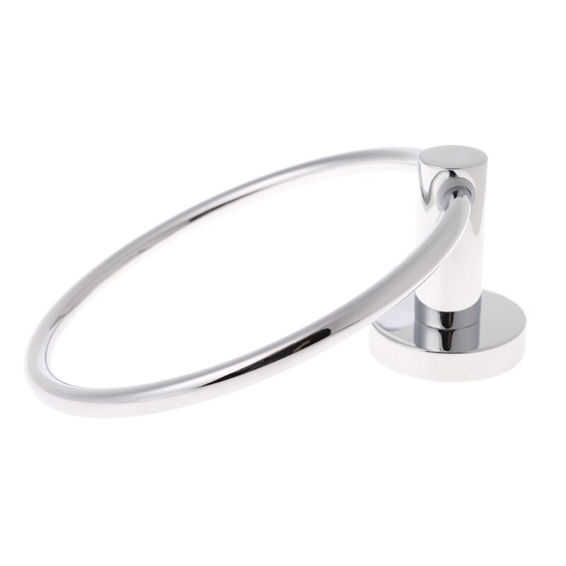 Roestvrij Staal Handdoek Ring Holder Hanger Chrome Wandmontage Badkamer Home Hotel