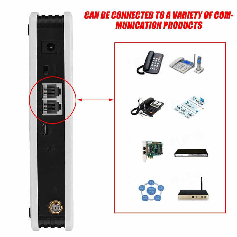 Wireless To Wired Telephone Box GSM 24-Hour Work Can Connect The Phone Box Alarm Recorder Wireless To Cable Box With 9 LED