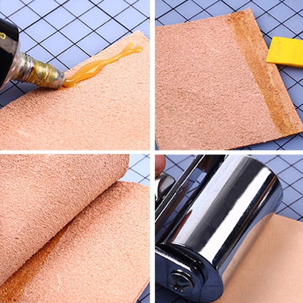 26/60/100mm Leather Glue Edges Laminating Roller Craft Smoother DIY Handmade Crease Press Tool Leather Craft Roller