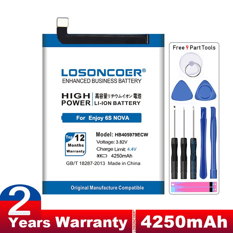 Batería HB405979ECW HB416683ECW hb36481ecw HB4242B4EBW para Huawei Honor 6 4X P9 P10 Lite G9 Honor 5C 8/Nexus 6P/6A