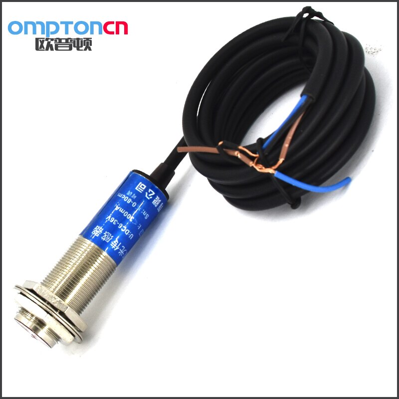 Npn n / o  e3f-ds100 p 4 p 1 fotoelektrisk kontakt nærhedsføler justerbar 5-30cm